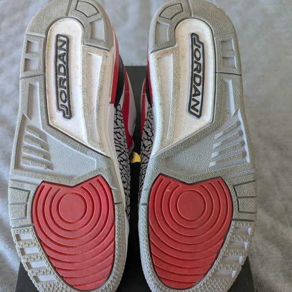 Jordan Legacy 312 Low - White, Black & Red trainers - Size US 6.5 - Picture 6 of 10